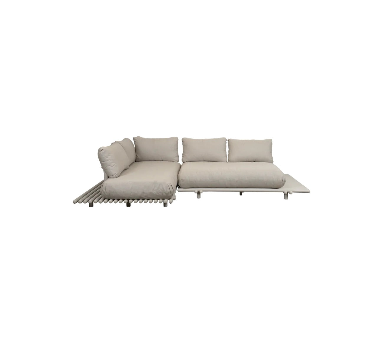 Cane-Line I Sticks Plattform Ecksofa 304 cm
