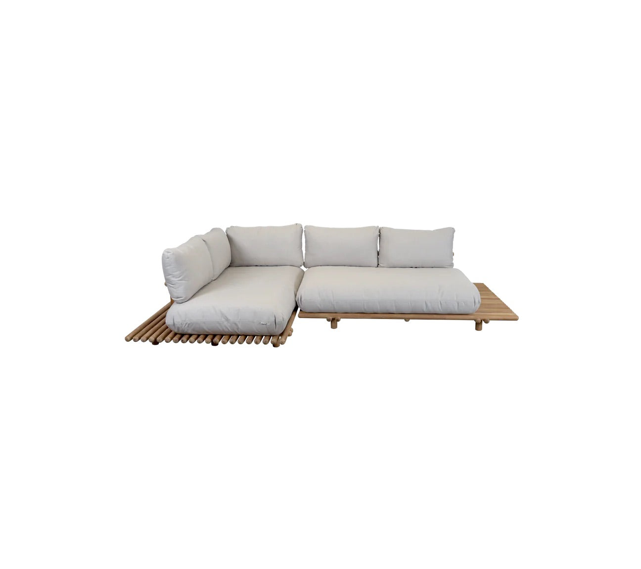Cane-Line I Sticks Plattform Ecksofa 304 cm