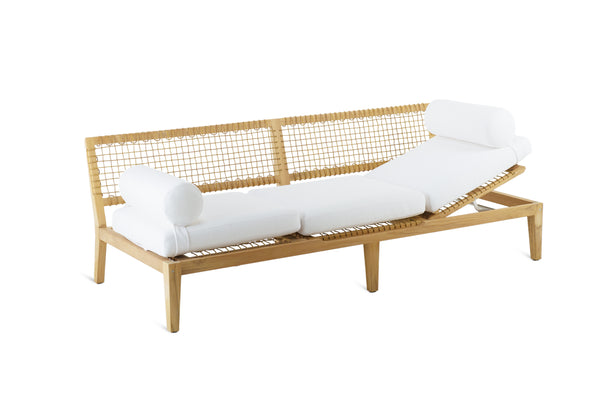 Unopiu Synthesis sofa lounger adjustable on both sides