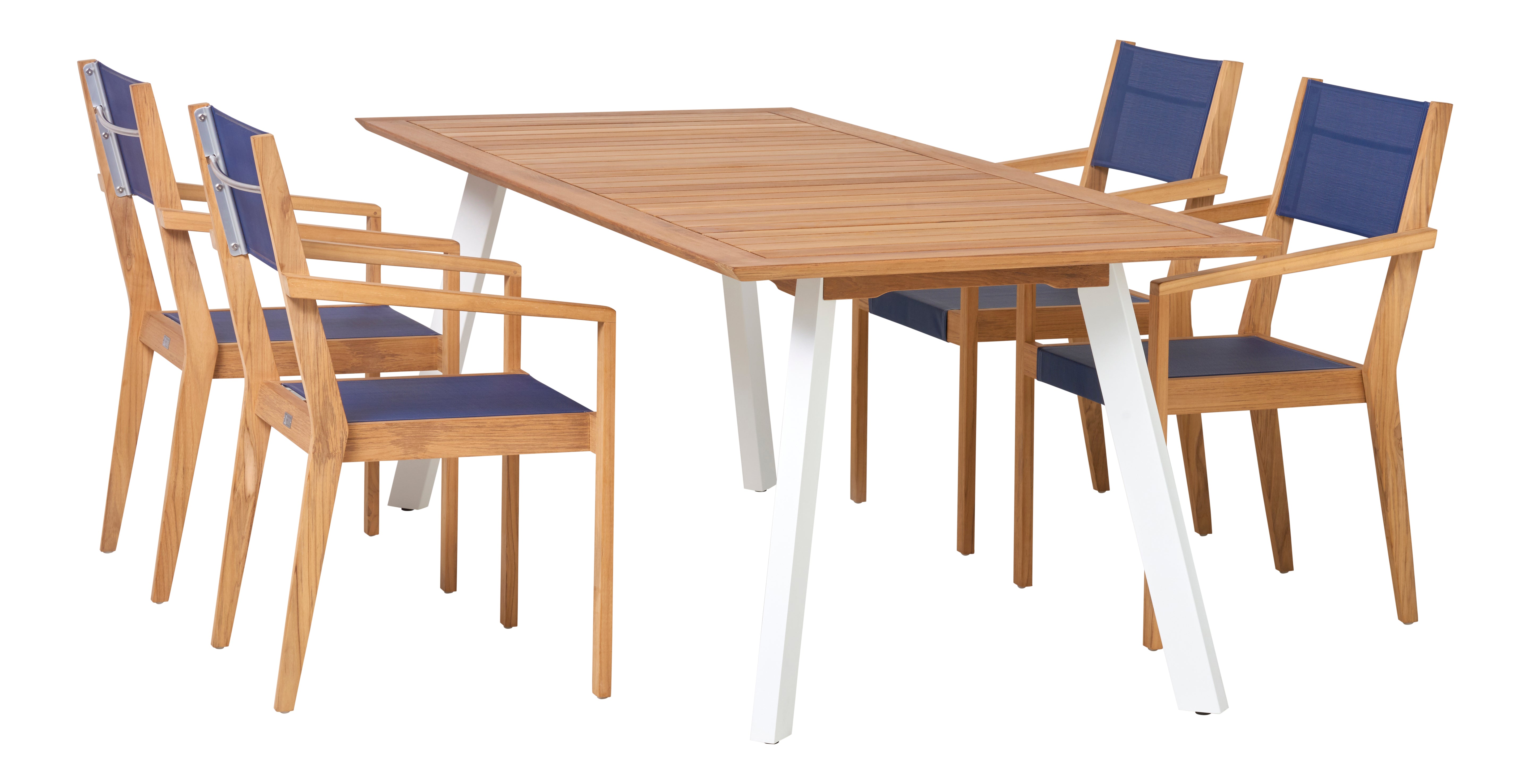 Traditional Teak I Luna Dining Table 217 cm, rectangular