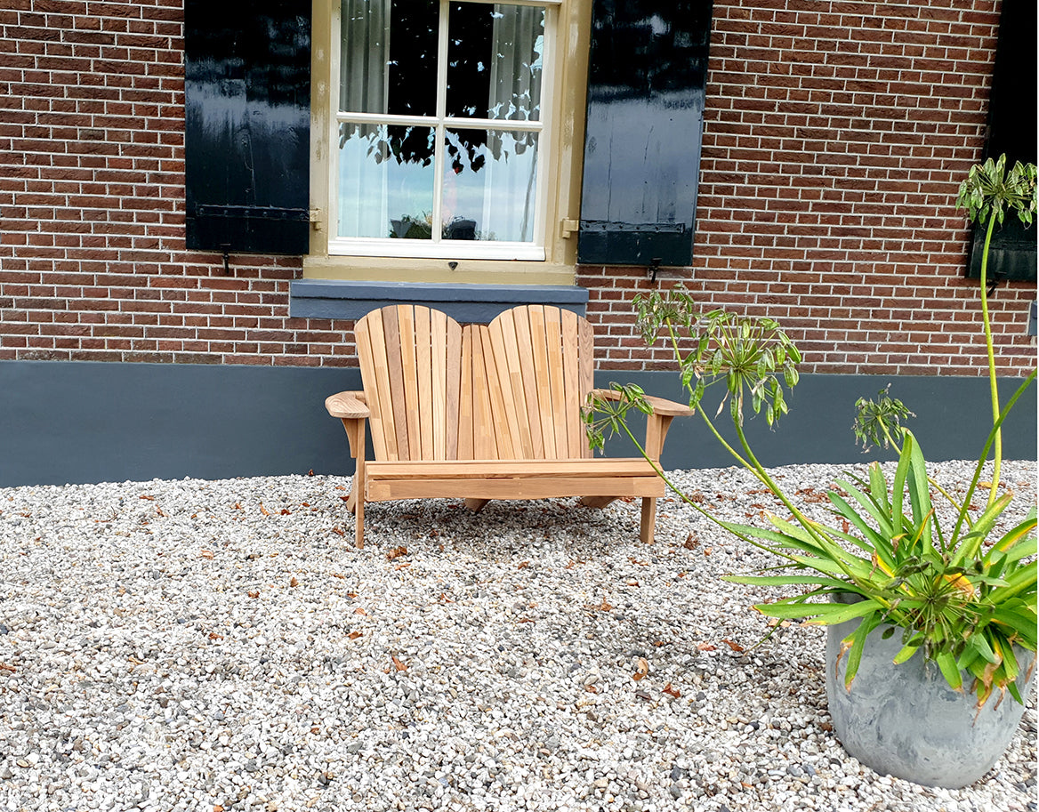 Traditional Teak Sienna Mosaik 2-Sitzer 131 cm