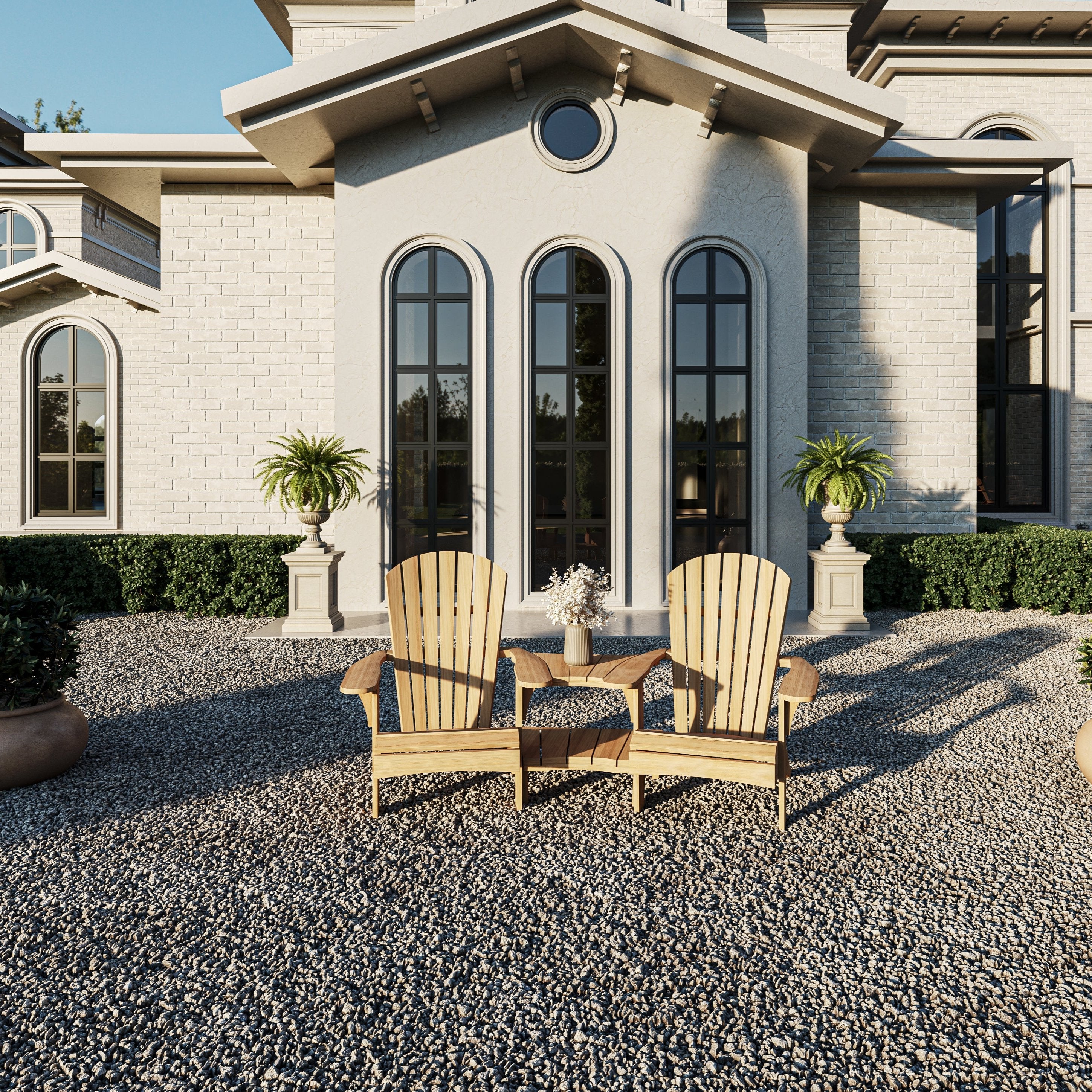 Traditional Teak I Sienna Beachchairs-Set Tête-à-tête