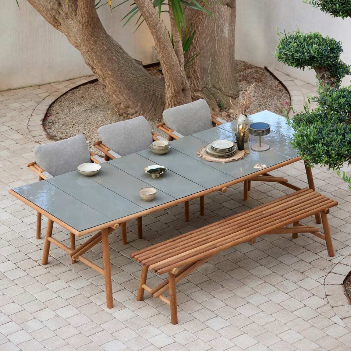 Cane-Line I Sticks Sitzbank 190 cm