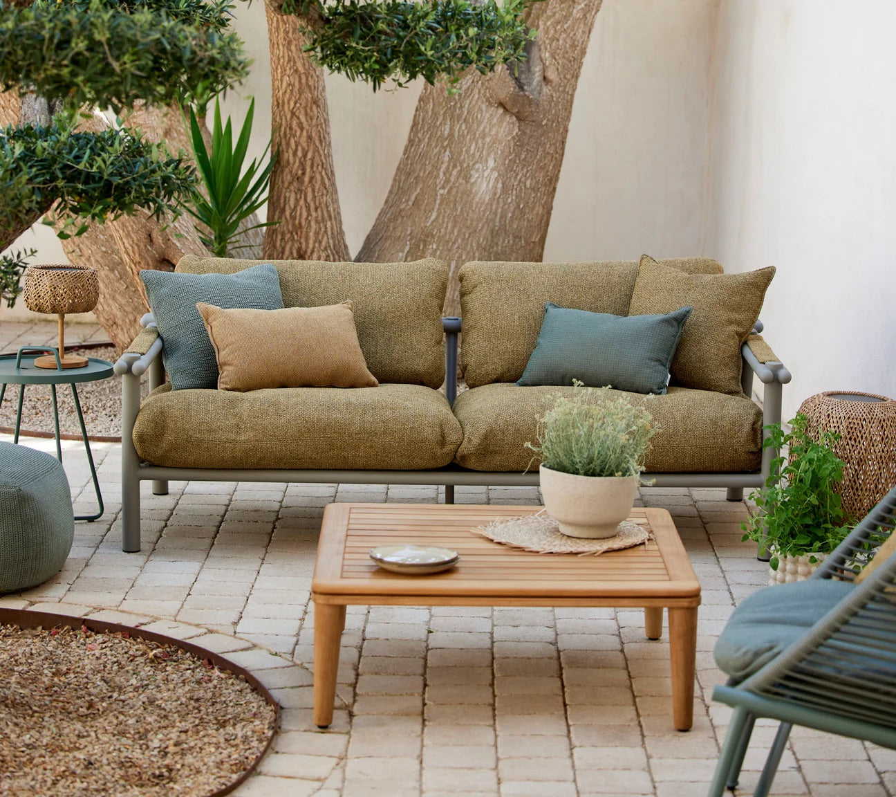 Cane-Line I Sticks Loungesofa 194 cm