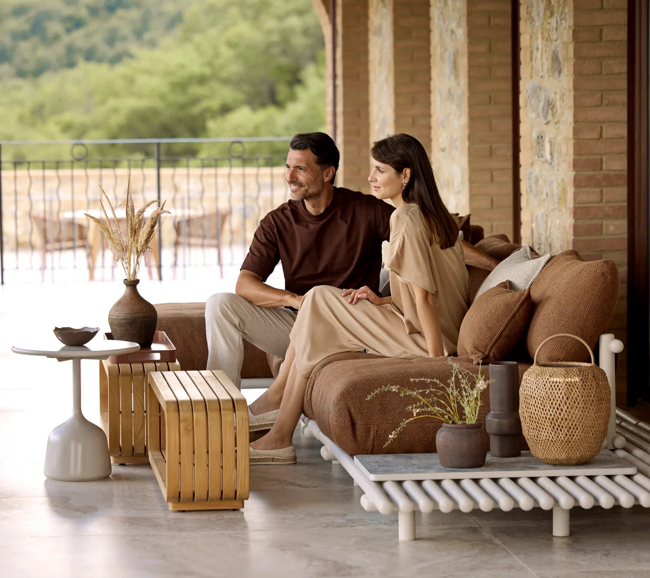 Cane-Line I Mellow Couchtisch 120 cm, rechteckig