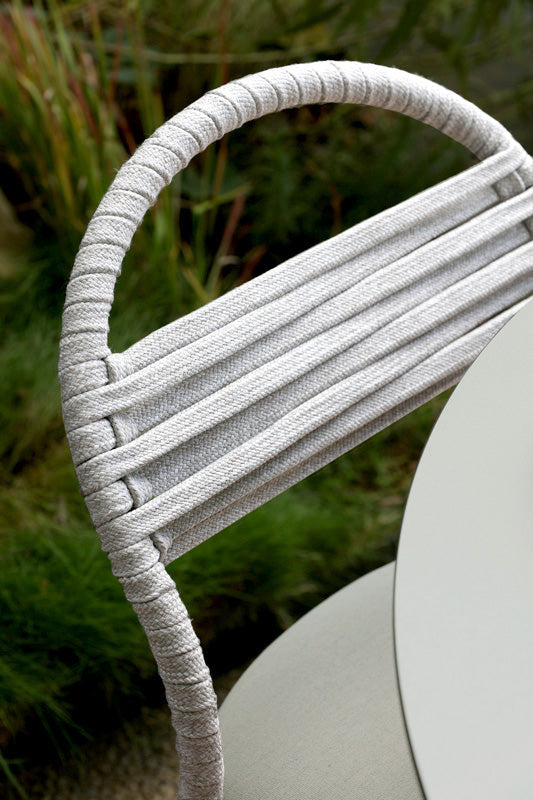 expormim I Petale Stuhl mit Seil im horizontalen Muster, 2er Set