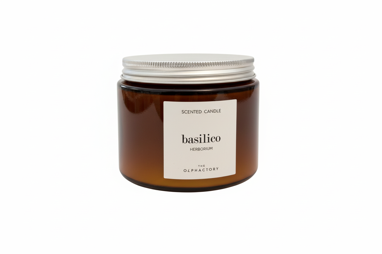 OLPHACTORY Basilico Duftkerze Herborium 360g – Bild 4