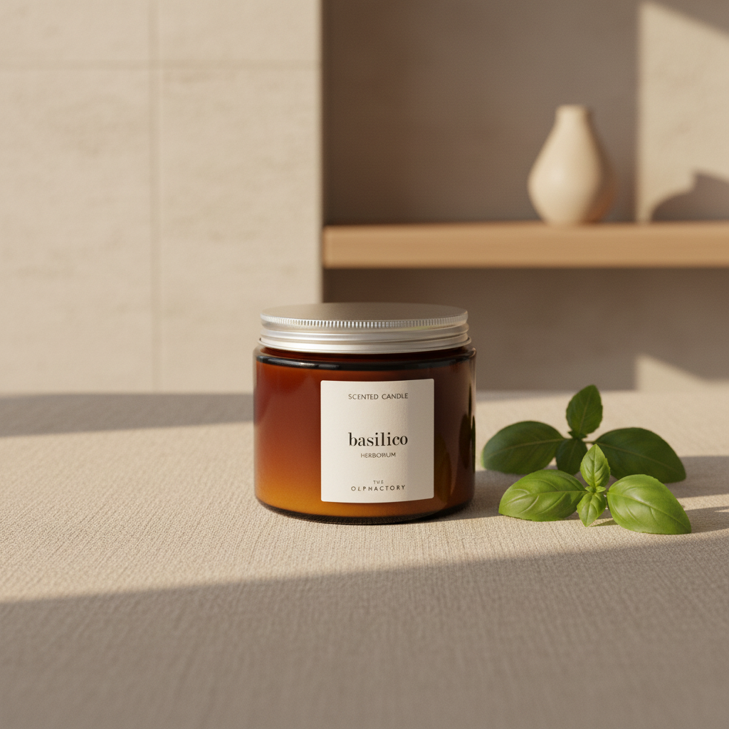 OLPHACTORY Basilico Duftkerze Herborium 360g – Bild 8