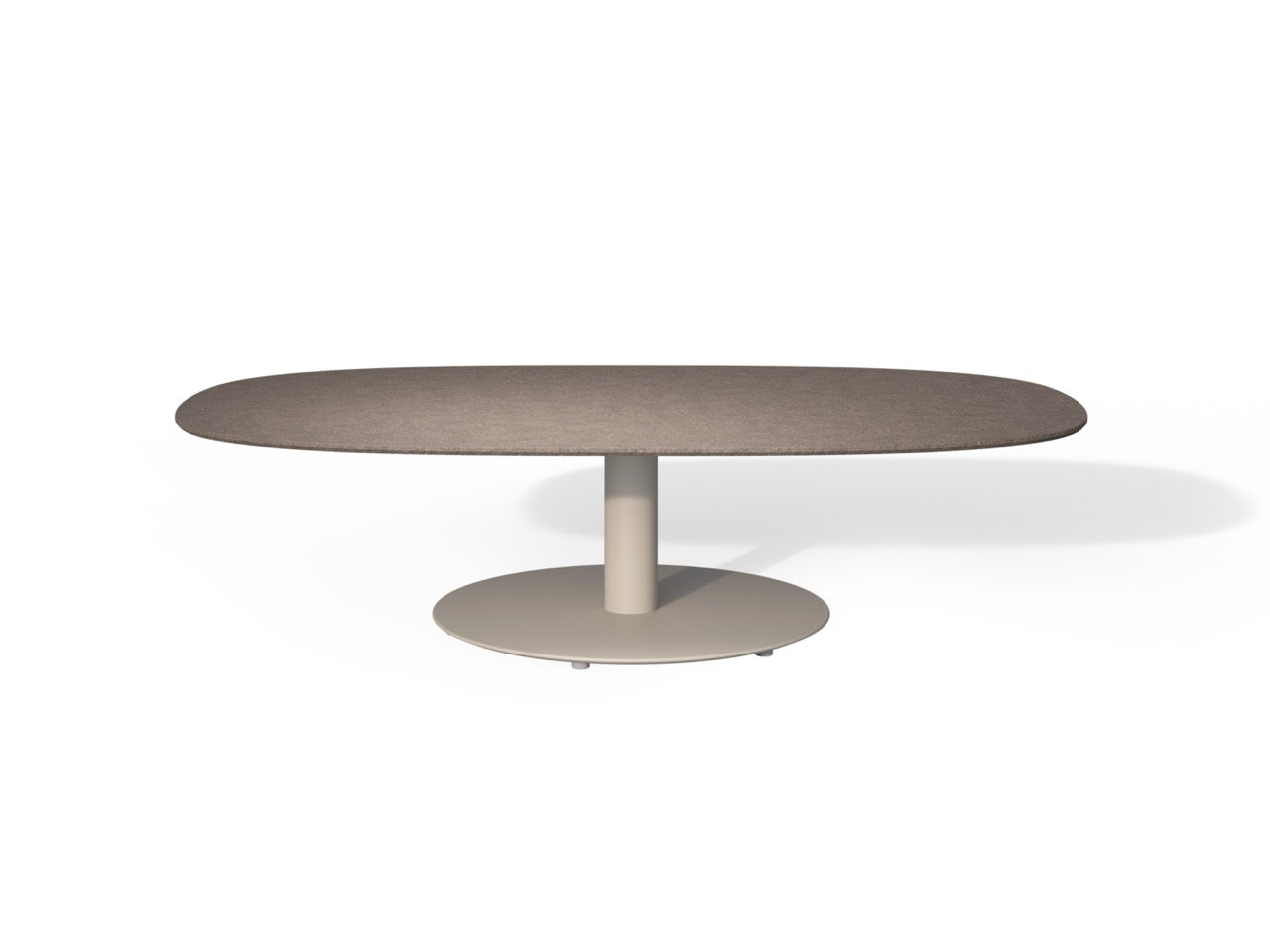 Tribù T-TABLE oval coffee table 136 cm