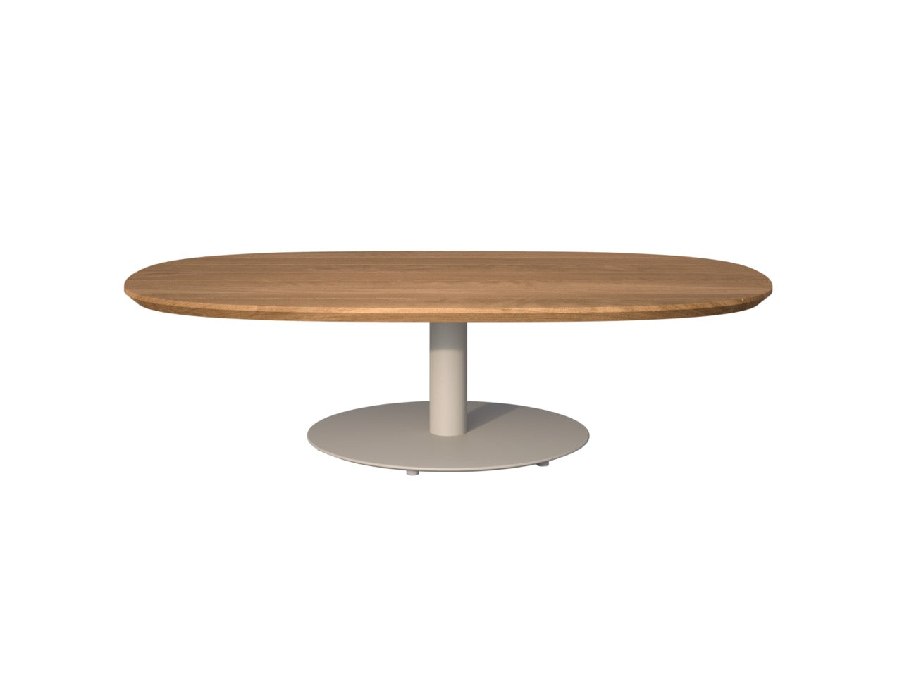 Tribù T-TABLE oval coffee table 136 cm