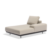 Todus I Dongo Chaiselongue mit niedriger Armlehne links