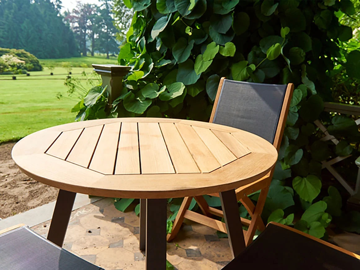 Traditional Teak I Diana Esstisch 95 cm, rund