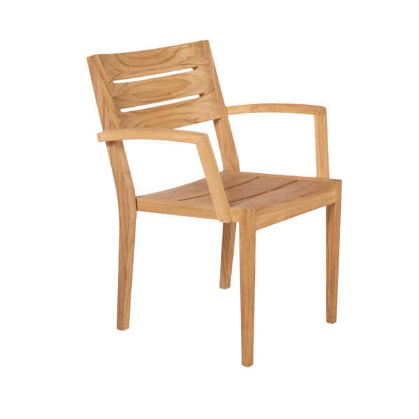 Traditional Teak Grace stacking chair