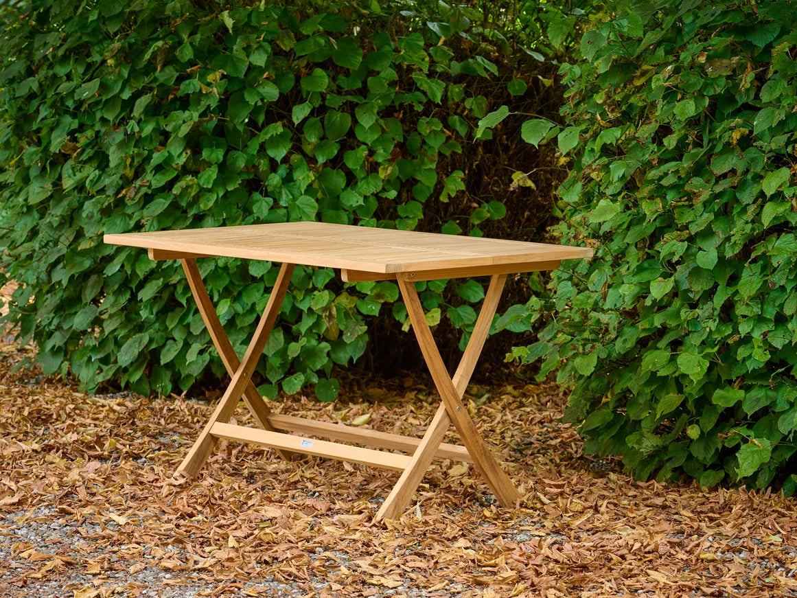 Traditional Teak I Sofia klappbarer Esstisch 90 cm, rund