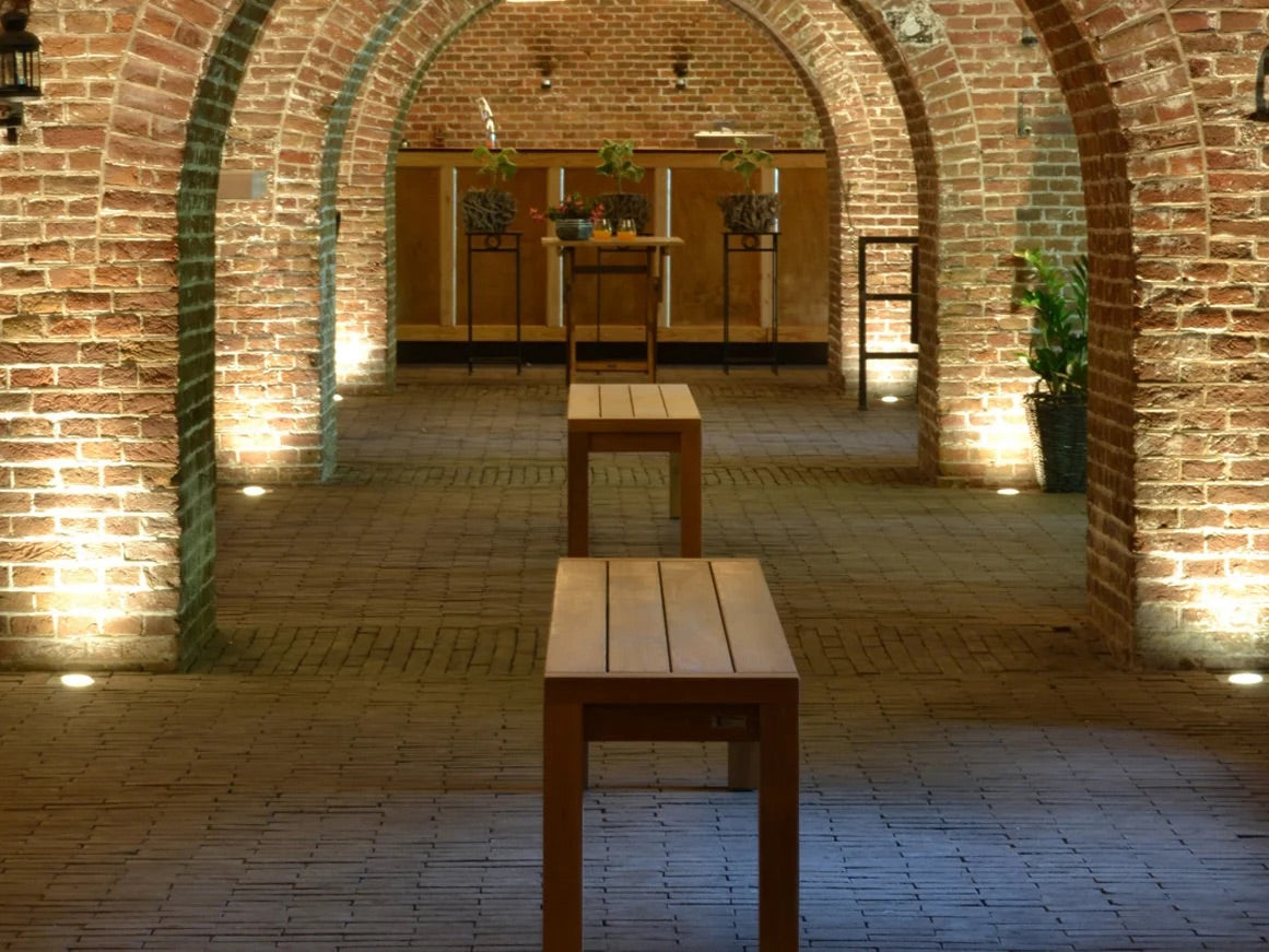 Traditional Teak I Maxima Gartenbank ohne Rückenlehne 100 cm