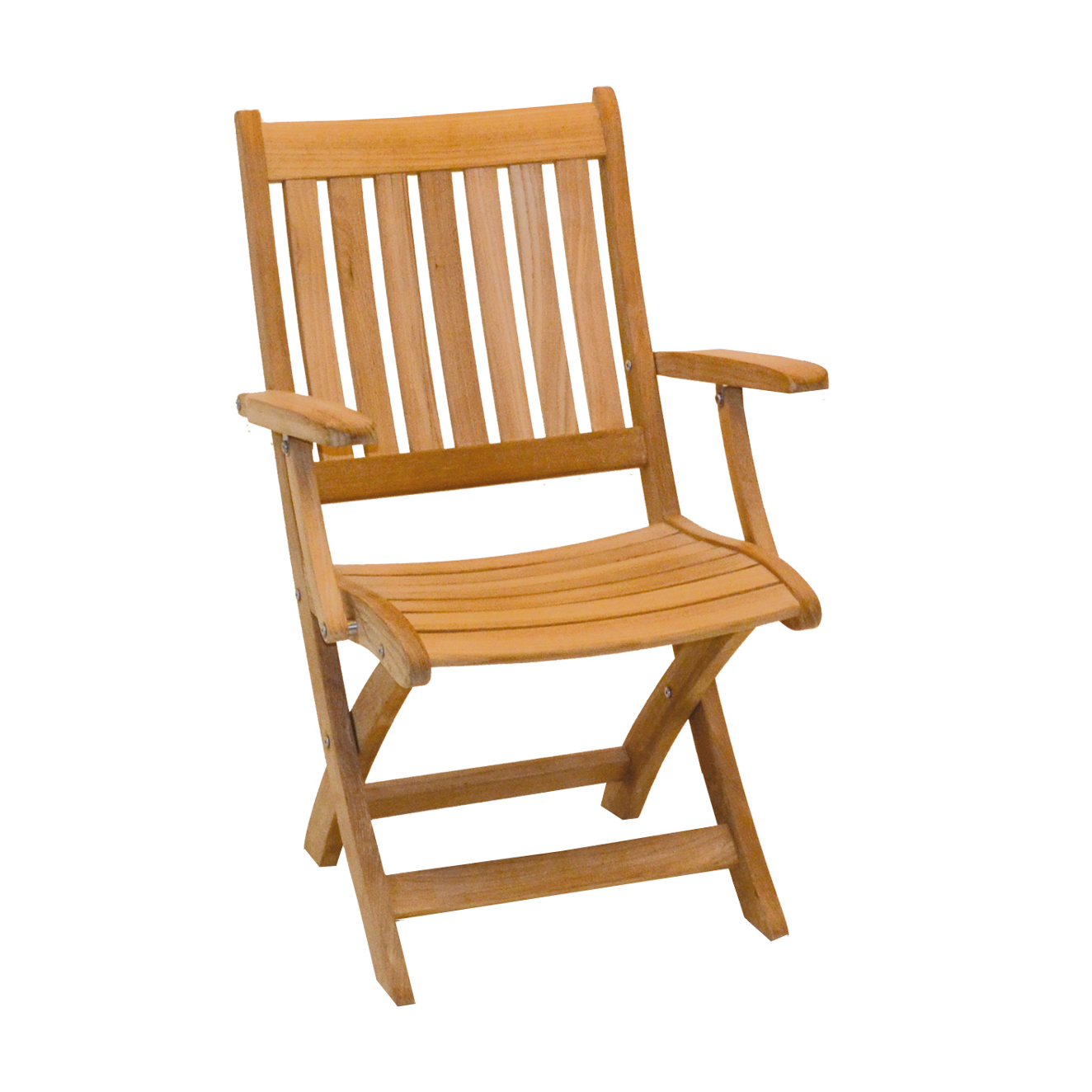 Traditional Teak I Alexia Klappstuhl mit Armlehnen