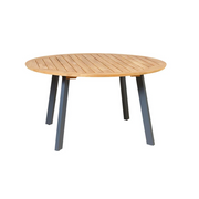 Traditional Teak Diana Mosaic-Teak Table 145 cm, rund – Bild 2