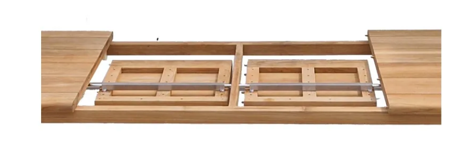 Traditional Teak I Noah Dining Table 220/270/320, extendable