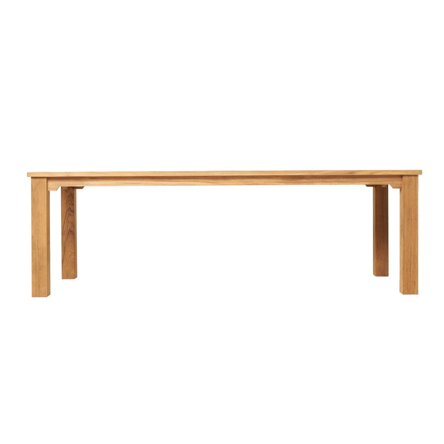 Traditional Teak Noor Esstisch 320 cm, rechteckig