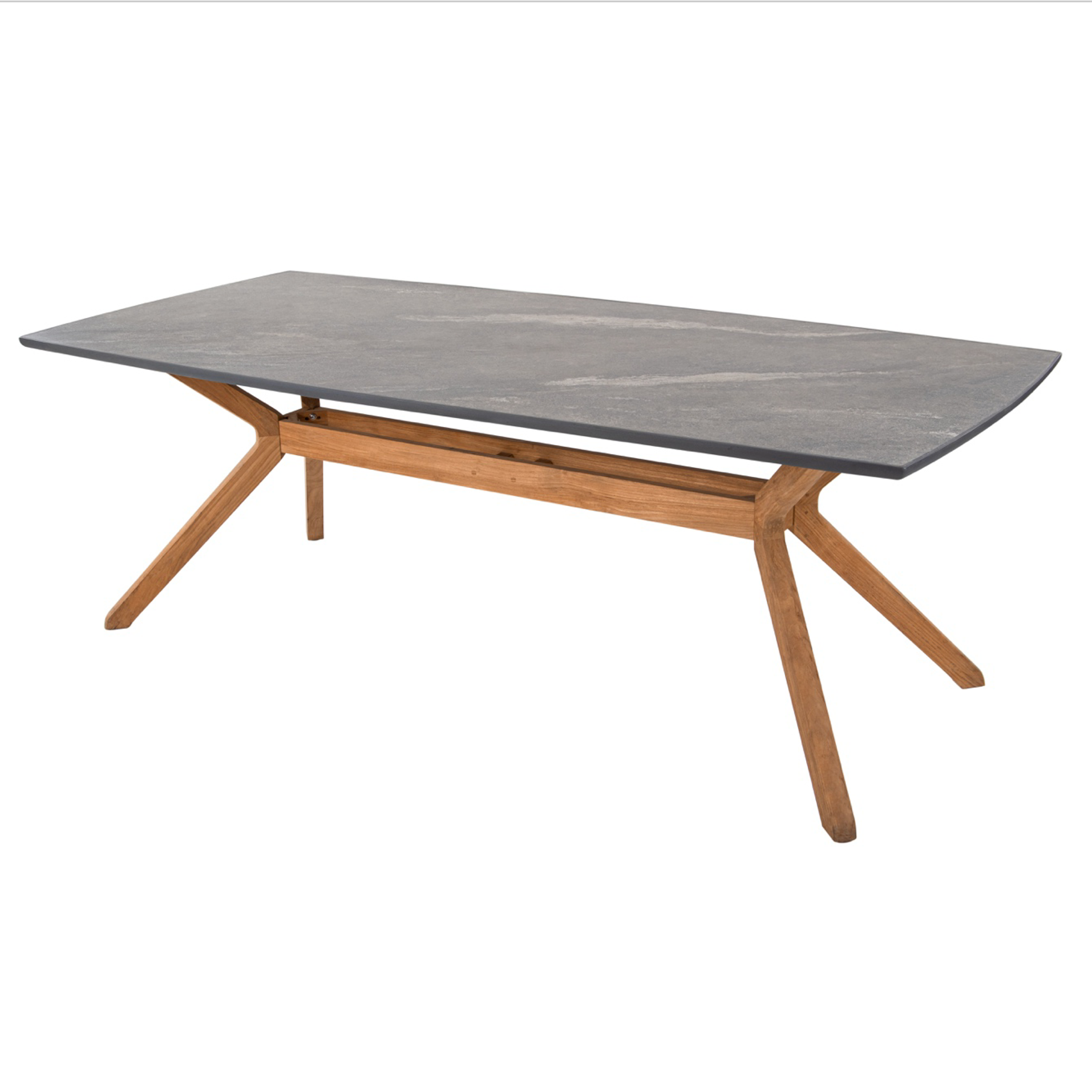 Traditional Teak I Carmen Esstisch mit Keramikplatte, rechteckig