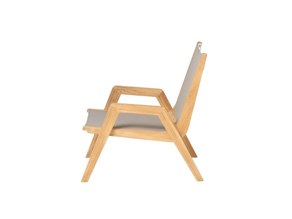 Traditional Teak I Kate Loungestuhl mit und ohne Fußhocker