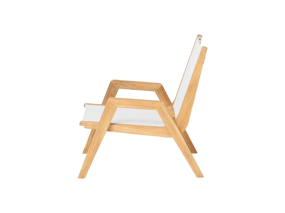 Traditional Teak I Kate Loungestuhl mit und ohne Fußhocker