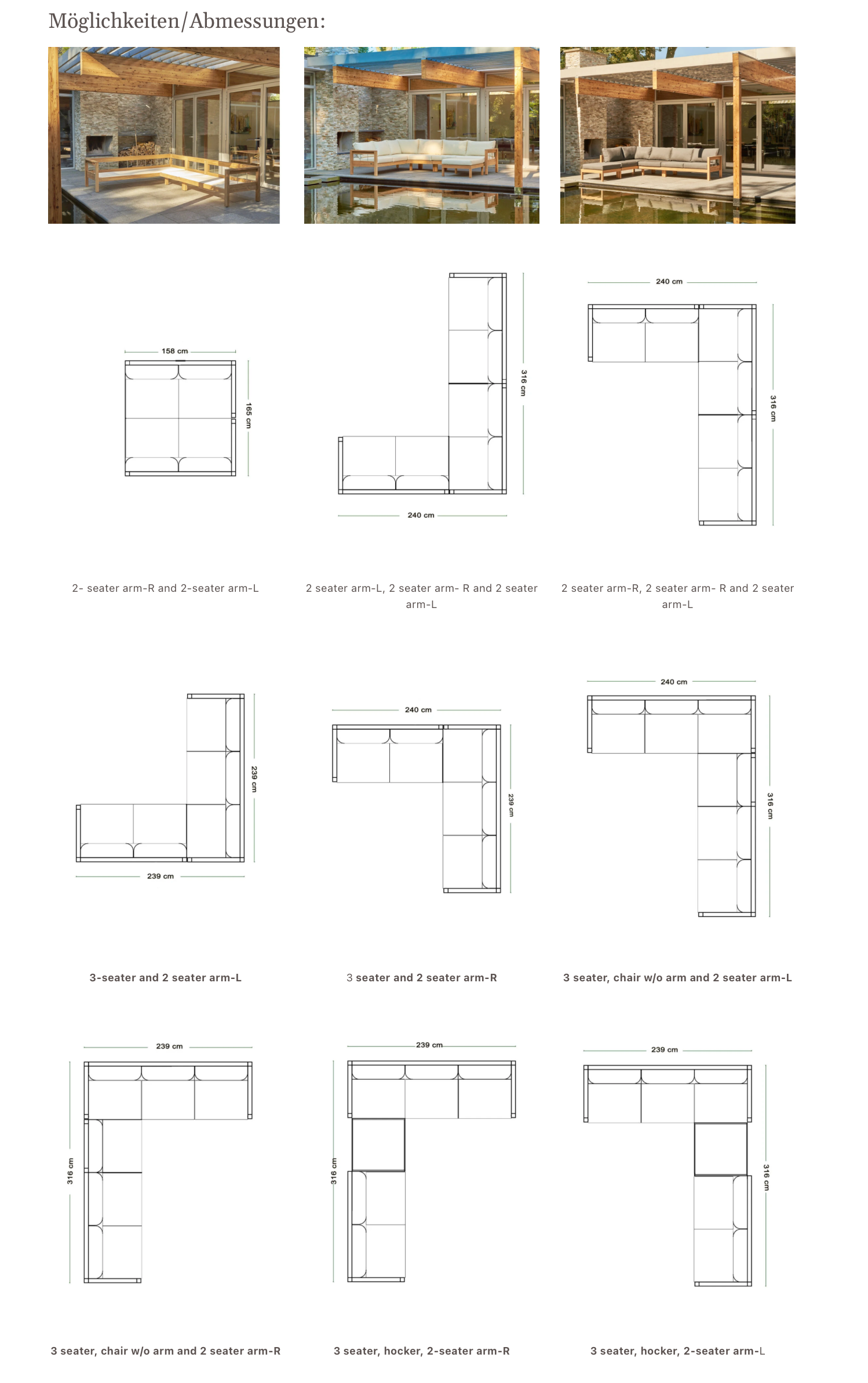 Traditional Teak I Maxima Sessel ohne Armlehnen