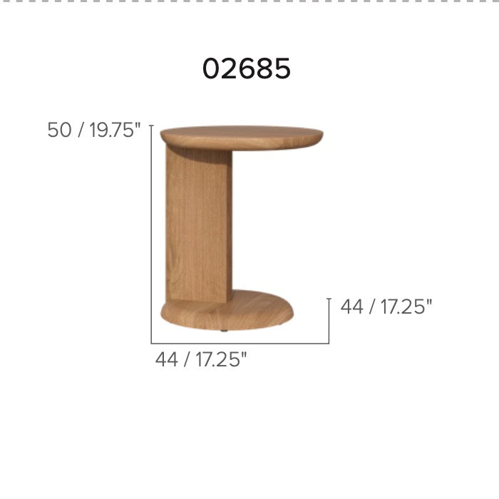 Tribù Amanu C-Beistelltisch 44 cm, rund