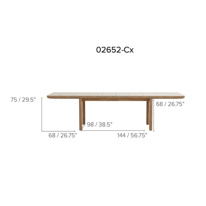 Tribù Amanu Esstisch 290 cm, rechteckig