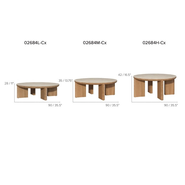 Tribu | Amanu Lounge Table 90 cm, Round