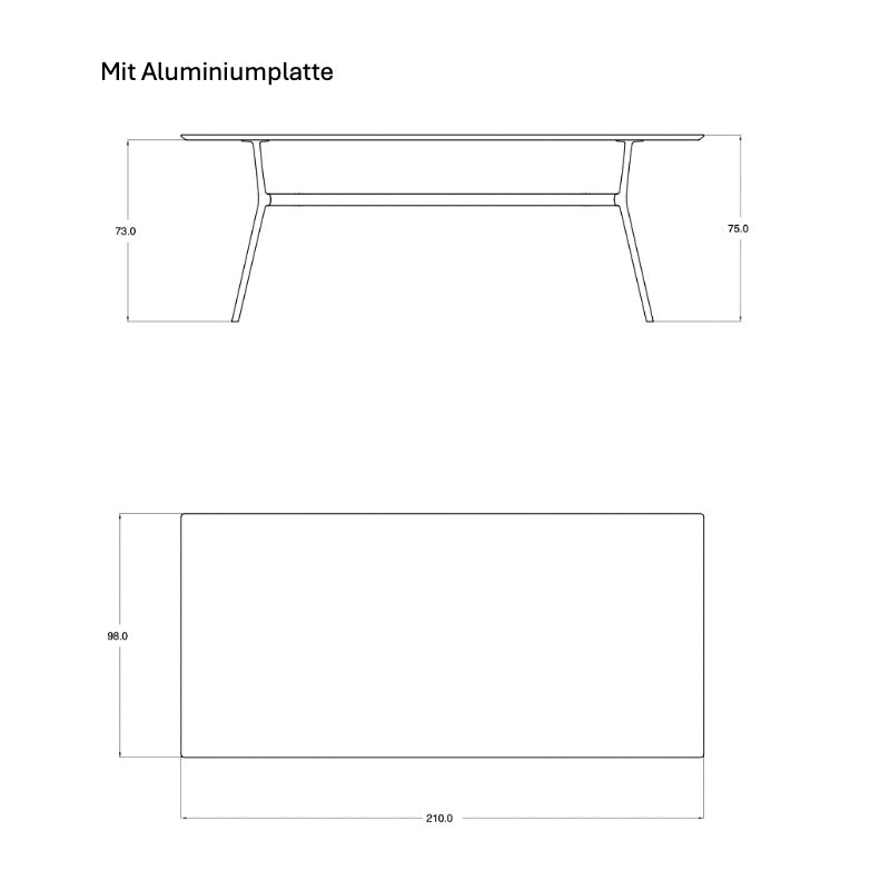 Tribu | Branch Dining Table 210 cm, Rectangular