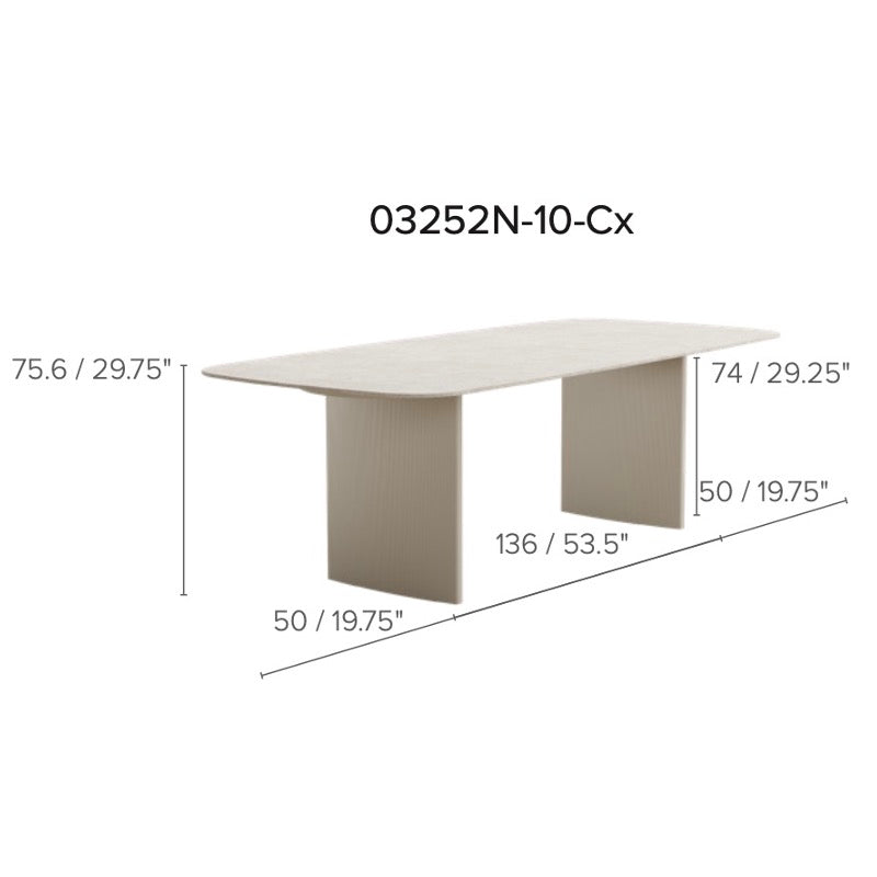 Tribu | Lucca Dining Table 240 cm, Rectangular