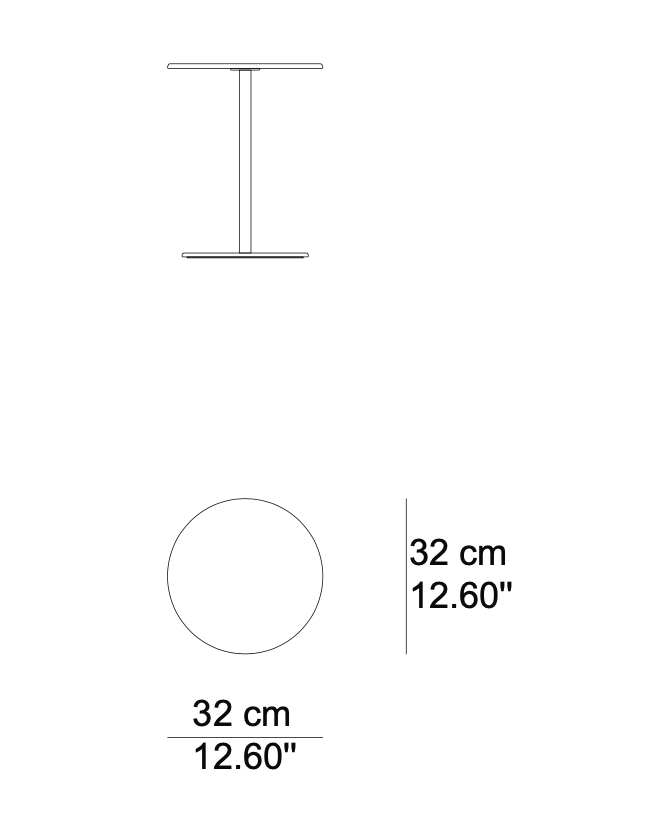Tribu I Mare Beistelltisch 32 cm, rund