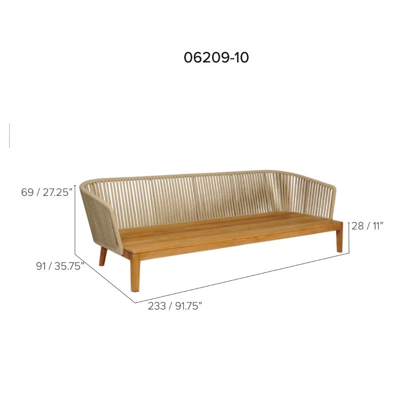 Tribù Mood 3-Sitzer-Sofa