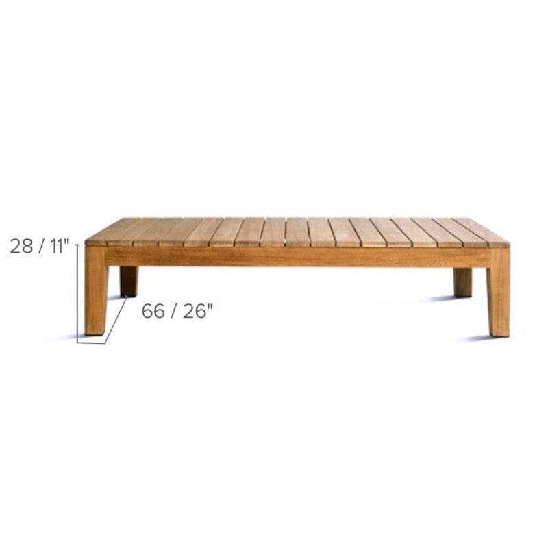 Tribù Mood Beistelltisch 120 cm, rechteckig