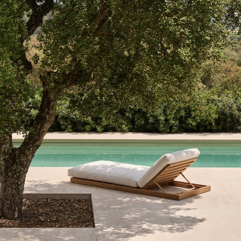 Tribù Pure lounger without feet 
