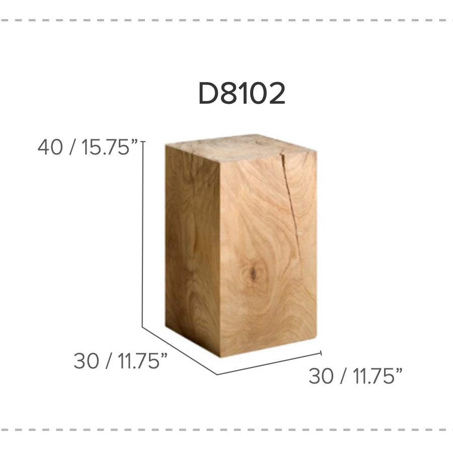 Tribù Roots Beistelltisch 30 cm, quadratisch