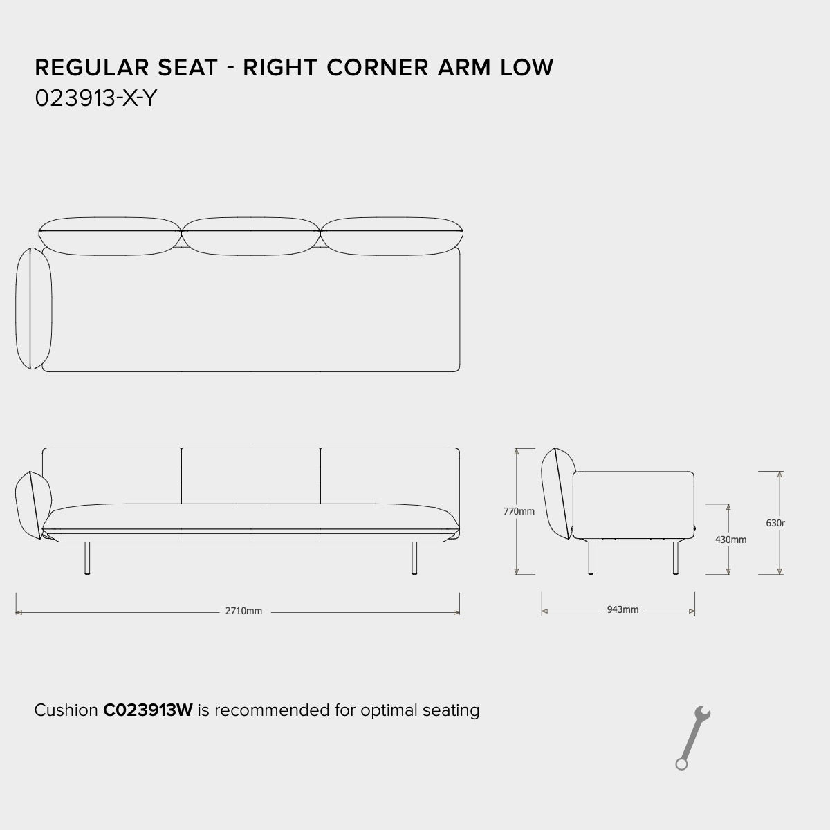Tribu | Senja 3-seater corner units
