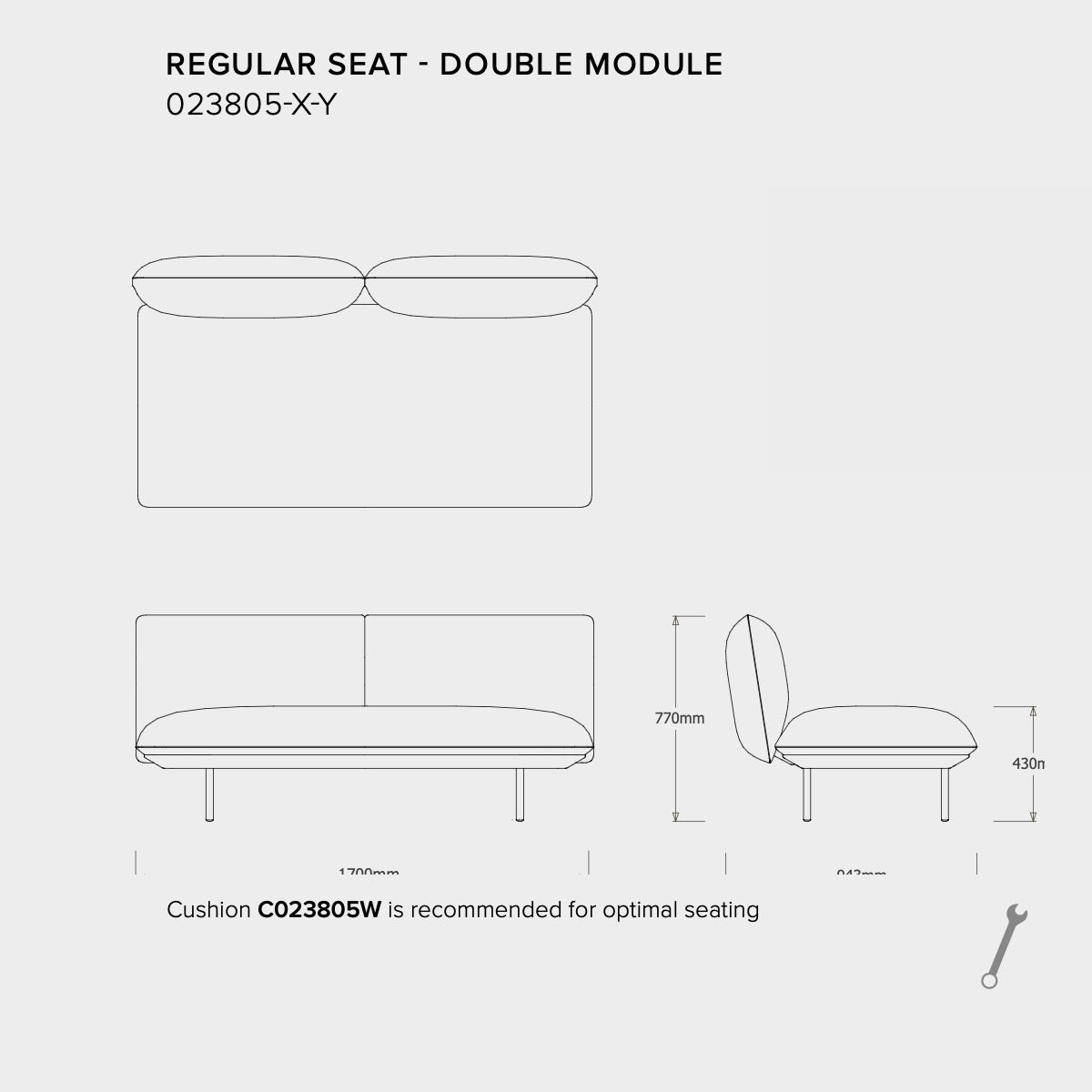 Tribù Senja 2-Sitzer-Sofa