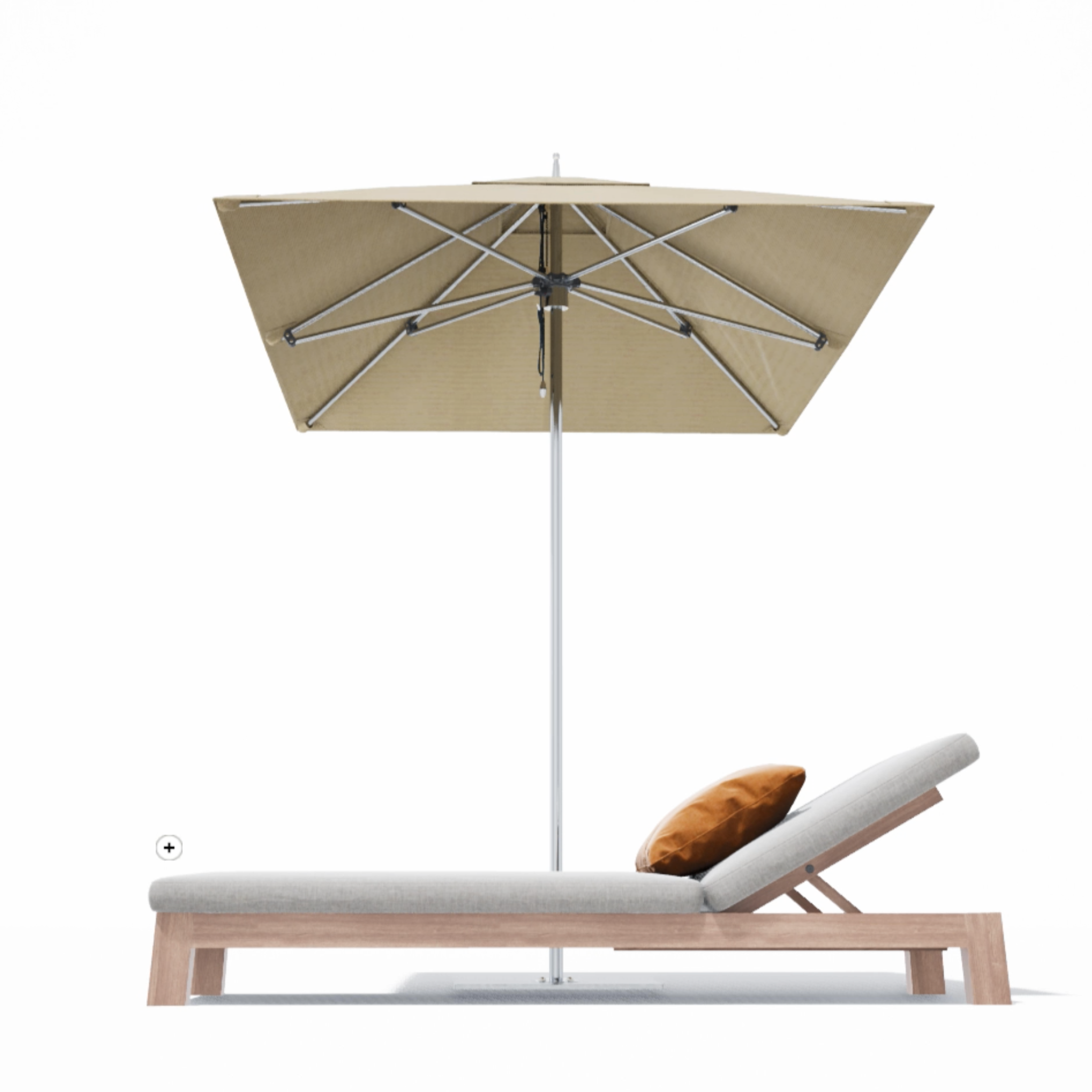 Tuuci | Ocean Master M1 Classic Sonnenschirm mit Auto-Lift, rechteckig