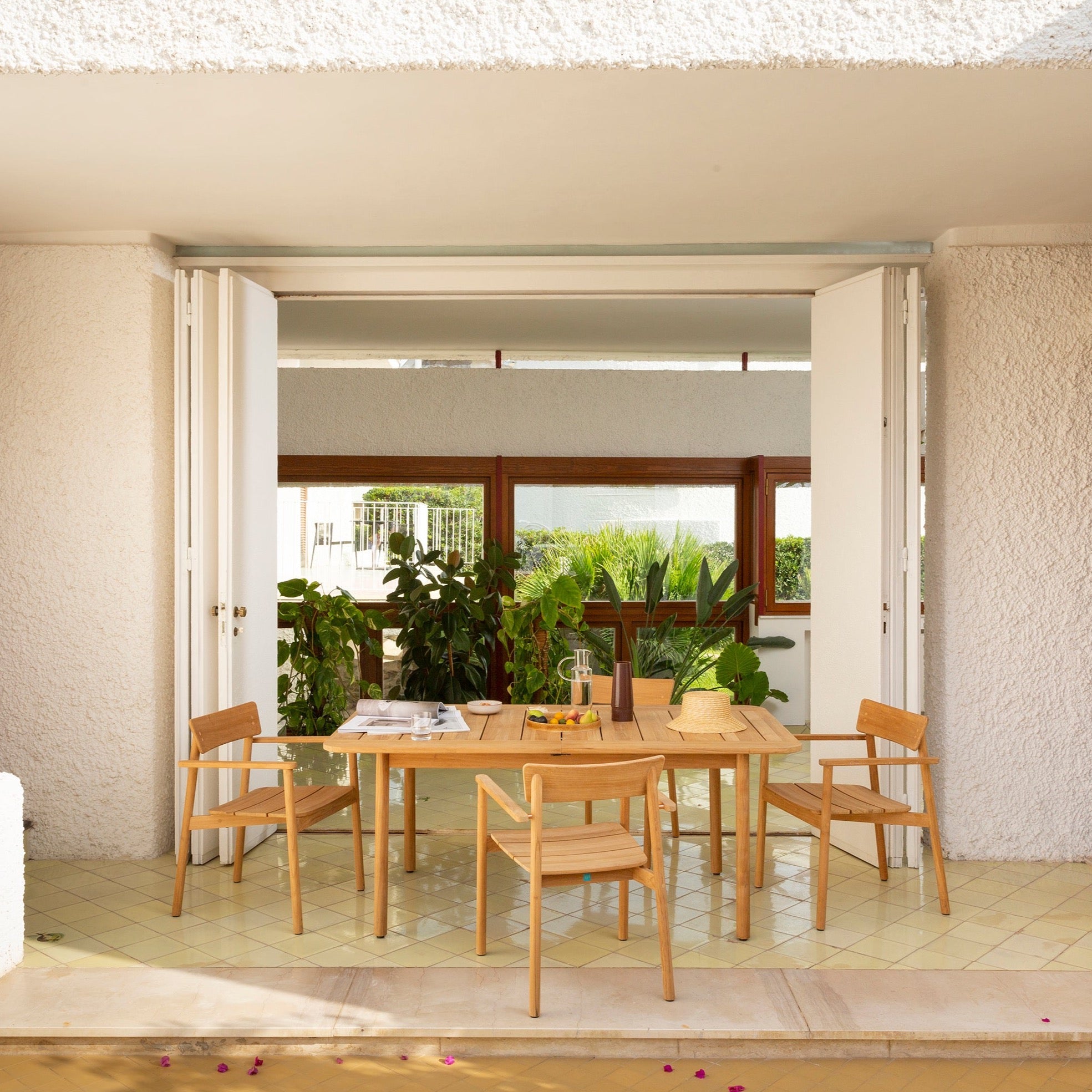 Unopiu I Pevero dining table 160 cm, rectangular