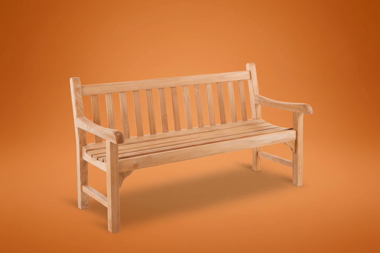 Unopiu I Chelsea Teak-Gartenbank 155 cm