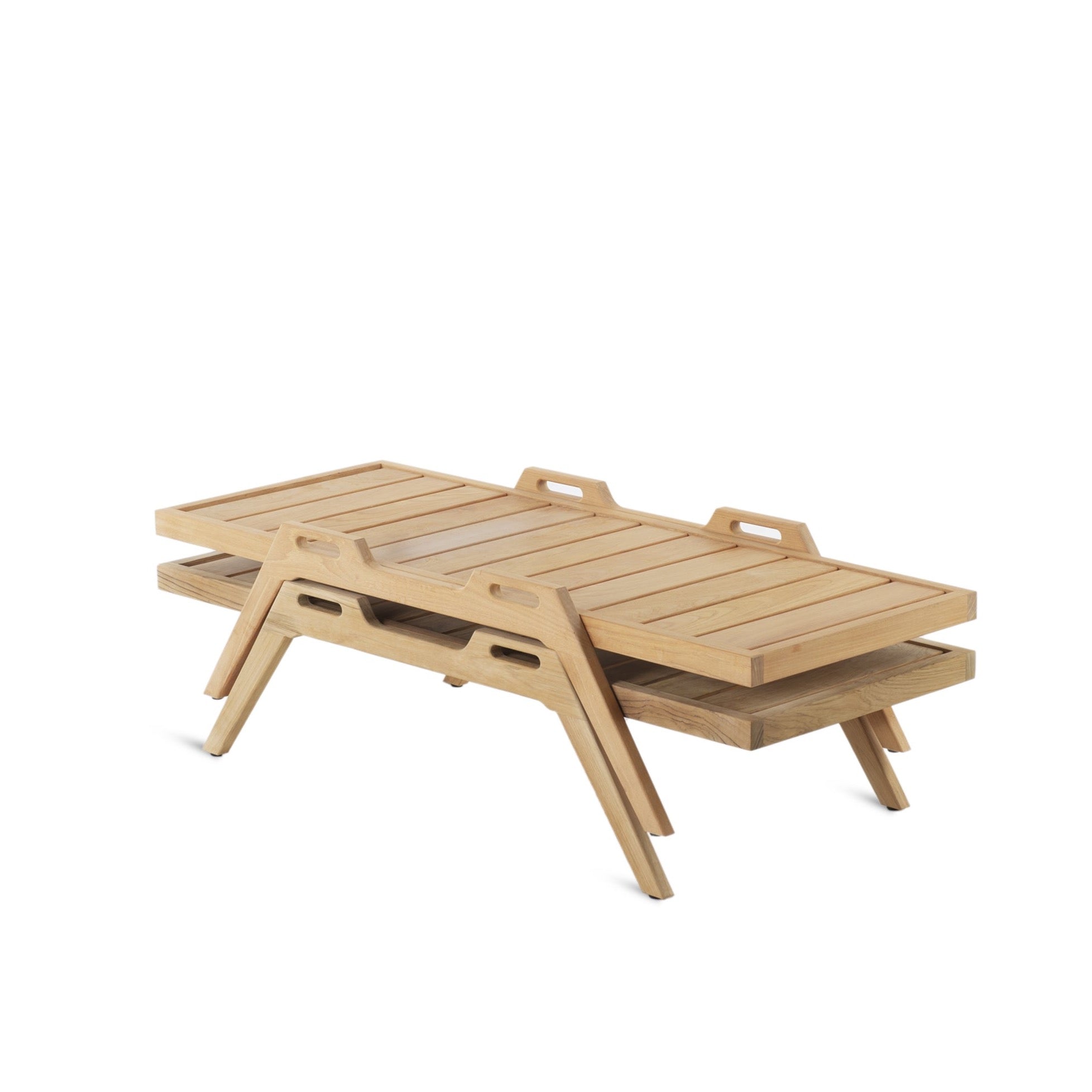 Unopiu I Synthesis Couchtisch stapelbar 127 cm, rechteckig