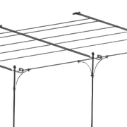 Unopiu Halbbogen aus Eisen fuer Pergola Solaire