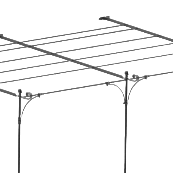Unopiu Halbbogen aus Eisen fuer Pergola Solaire