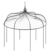 Diese Ersatzplane für den Unopiu Pavillon Solaire ist wasserdicht und in den Farben Beige/Weiß erhältlich. Sie passt auf achteckige Pavillons mit einem Durchmesser von 3,33 Metern und runde Pavillons mit einem Durchmesser von 4,15 Metern.