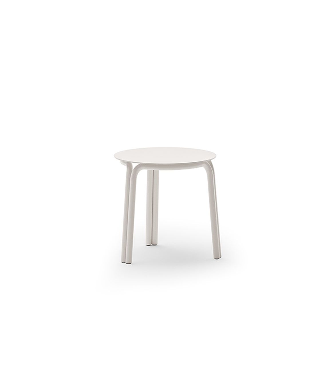 Kleiner Outdoor-Tisch Ø 45 cm von Unopiù in white