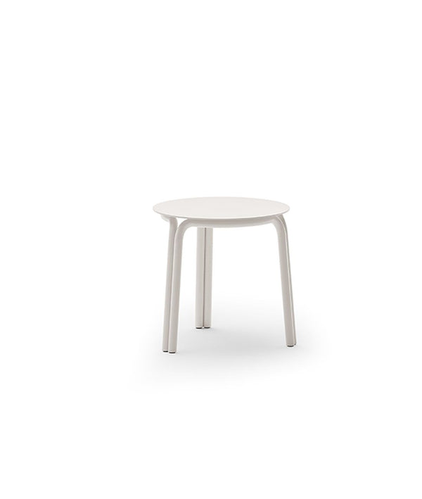 Kleiner Outdoor-Tisch Ø 45 cm von Unopiù in white