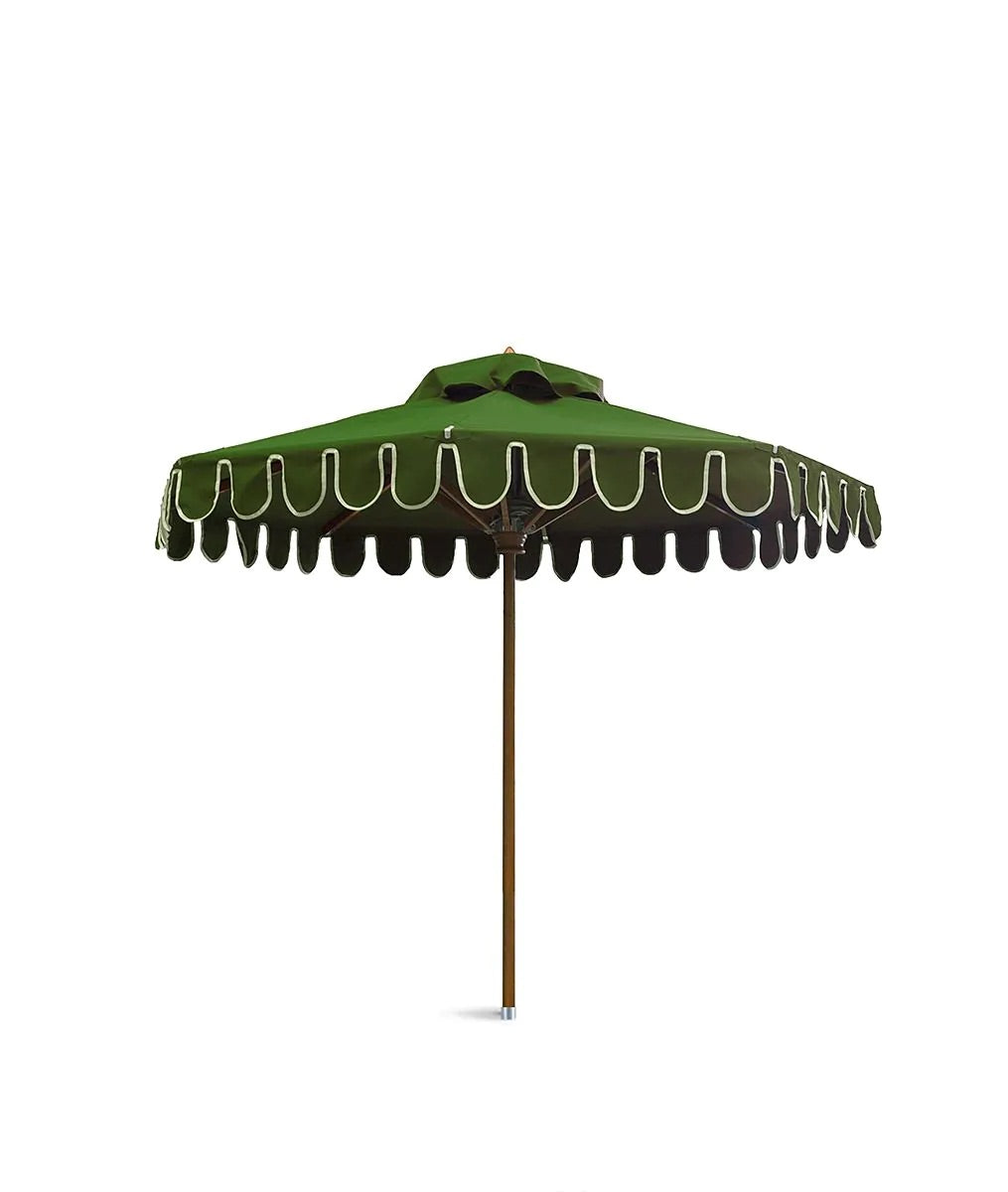 Riviera Sonnenschirm Ø 250 cm olivgrün – Garteneinsatz, Schattenbereich