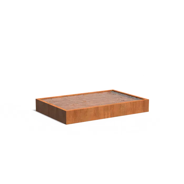 Adezz I Teich aus Cortenstahl